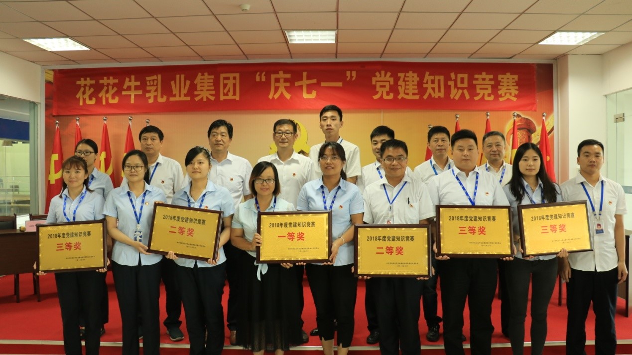 知识竞赛争先锋   比学赶超展风采 —— B体育在线平台（中国）官网乳业集团党委举办庆 “七一”党建知识竞赛
