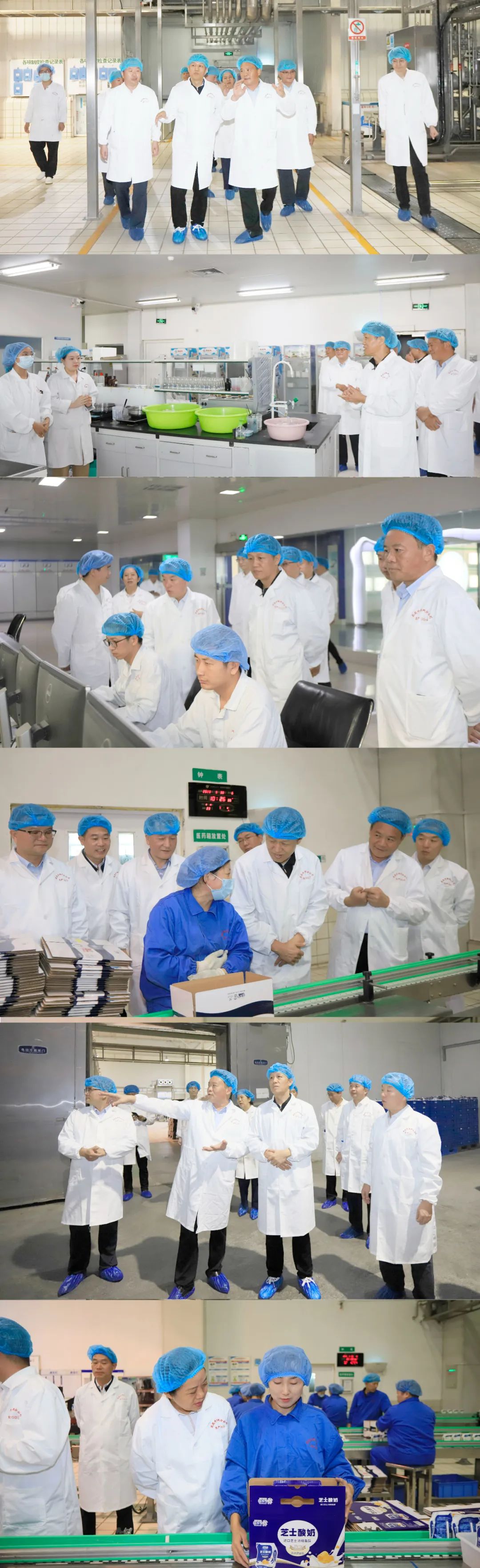 快乐过“双节”，安全不放假｜河南农投集团党委书记、董事长李晓寰一行莅临B体育在线平台（中国）官网乳业集团开展“双节”安全生产大检查活动并慰问一线职工、