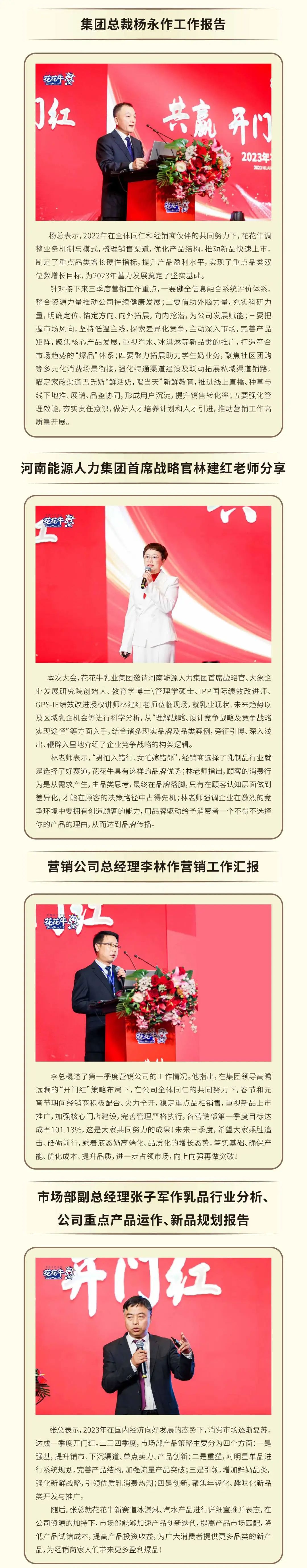 共赢 开门红·创新 赢未来｜B体育在线平台（中国）官网乳业集团召开2023年度营销大会