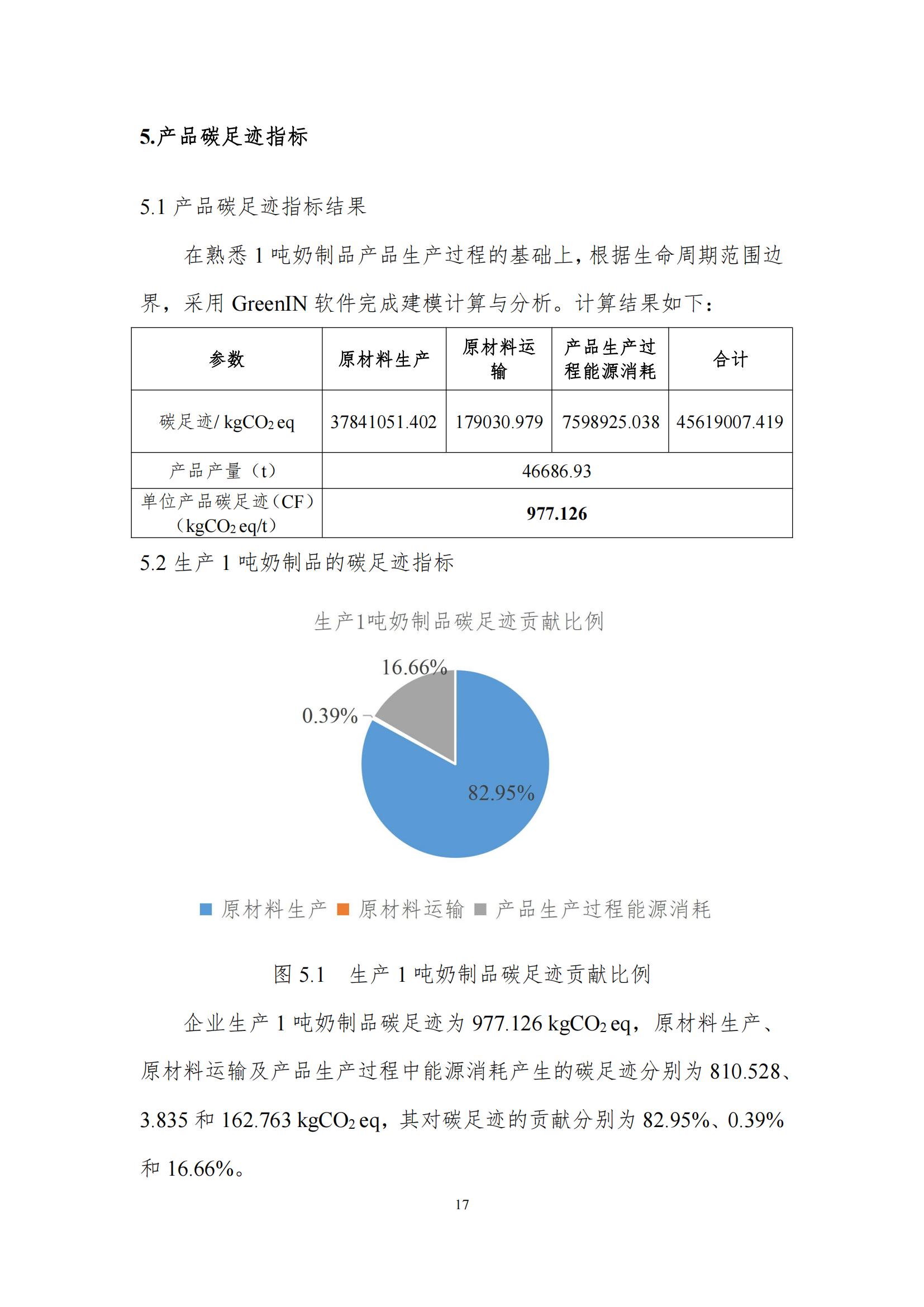 《郑州B体育在线平台（中国）官网乳制品有限公司产品碳足迹报告》公示