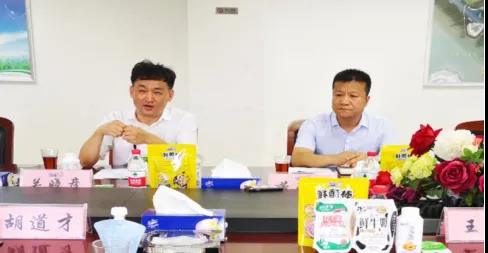 河南省高级人民法院院长胡道才一行莅临B体育在线平台（中国）官网乳业集团开展“万人助万企”活动 助力企业发展