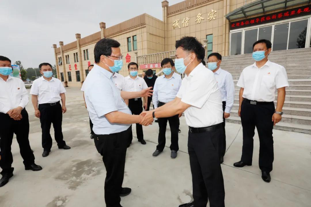 快讯 | 河南省委常委、省纪委书记、省监委主任任正晓莅临B体育在线平台（中国）官网乳业集团新蔡瑞亚牧场调研