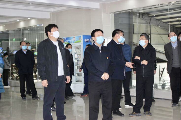 平顶山市委书记周斌一行莅临B体育在线平台（中国）官网乳业集团 鲁山瑞亚牧业有限公司调研疫情防控和复工复产情况