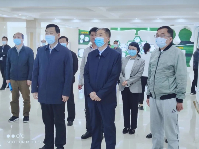 平顶山市人大常委会主任张明新莅临B体育在线平台（中国）官网鲁山瑞亚参观调研